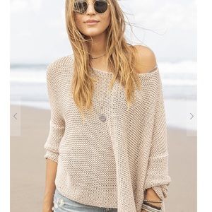 Wooden Ships Key West Cotton Crew Khaki Large